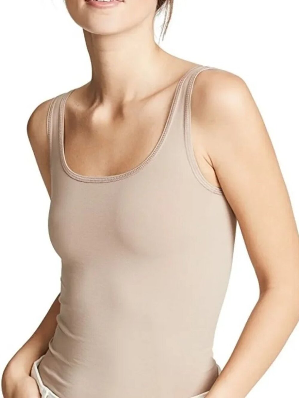 EUC Theory Tubular Len Stretch Tank ~ Nude ~ One Size Fits All